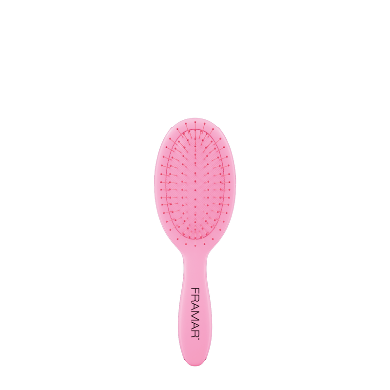 Framar Mini Detangle Brush Pink Limited Edition