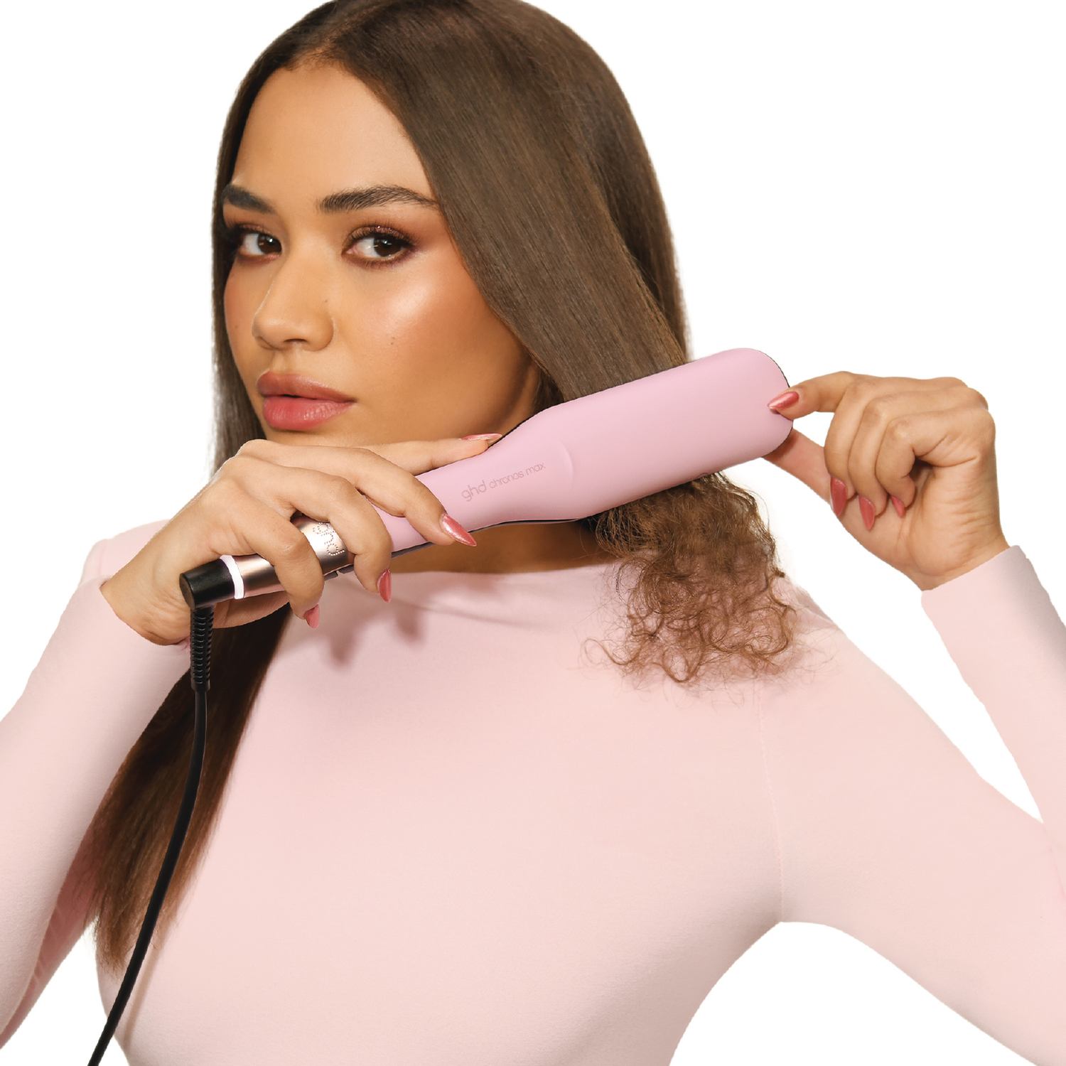 ghd Chronos Max Styler In Dusted Pink