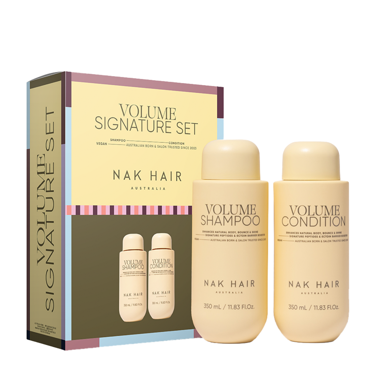 Nak Signature Volume Duo to elevate hair volume