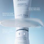 Nak Signature Platinum Blonde Trio with mask to enhance shine while smoothing
