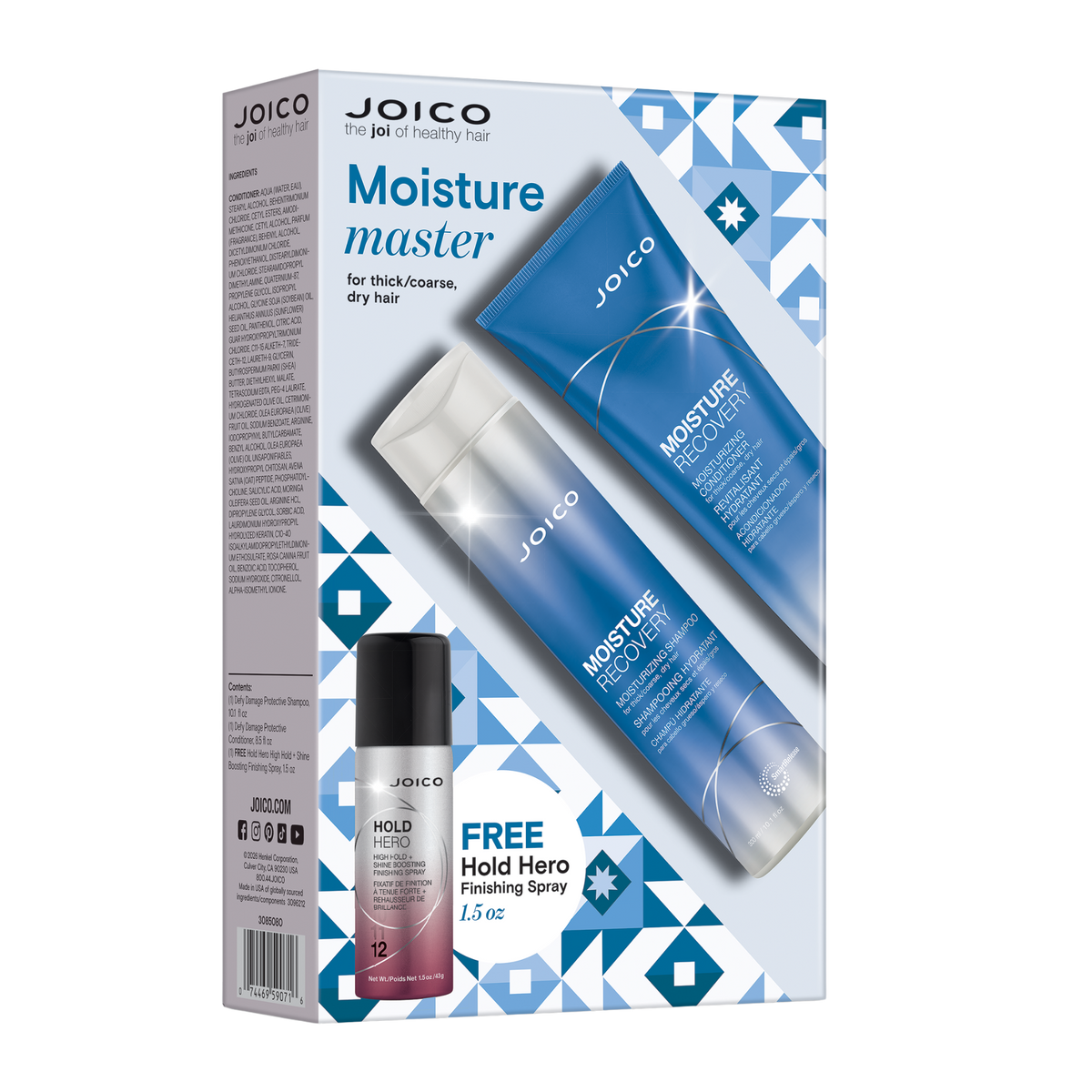 Joico Moisture Recovery Duo designed to rehydrate hair