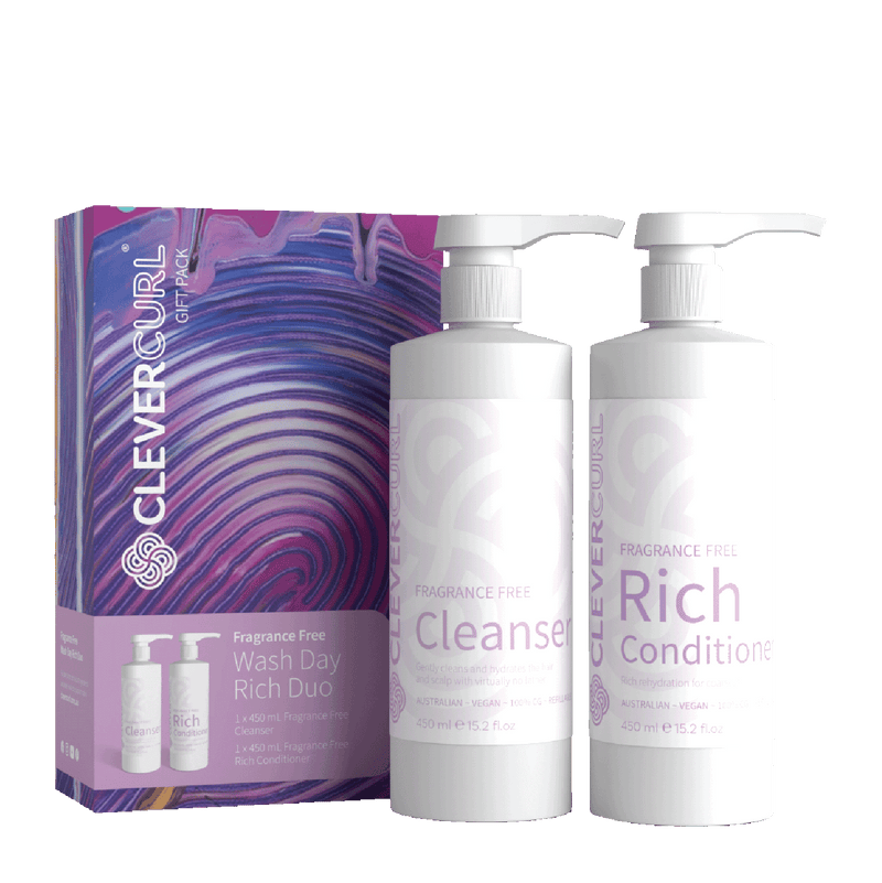 Fragrance Free Clever Curl Wash Day Rich Duo