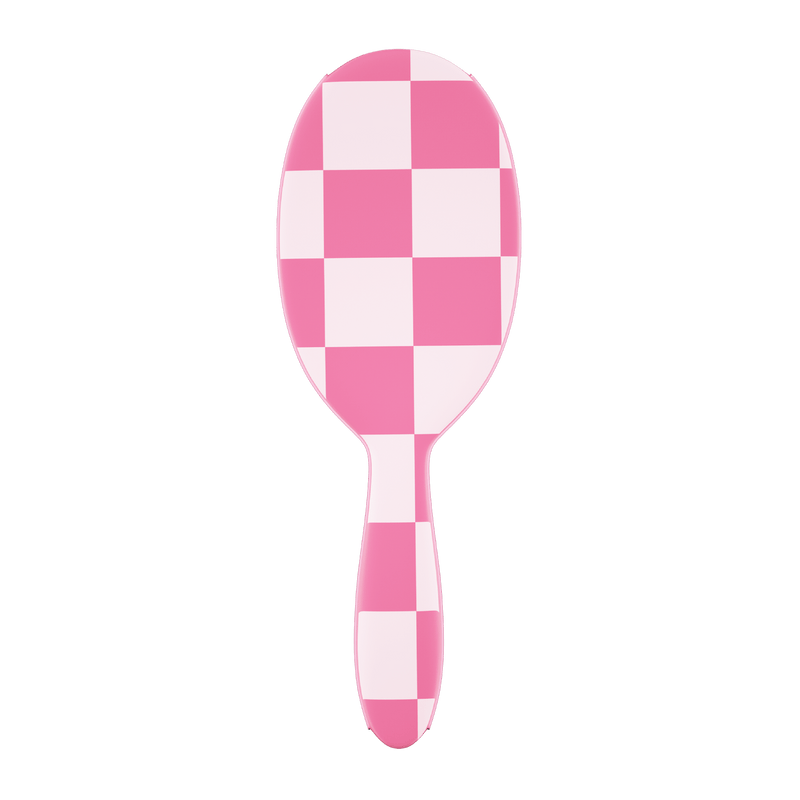 Framar Checked Out Pink Detangle Brush Limited Edition