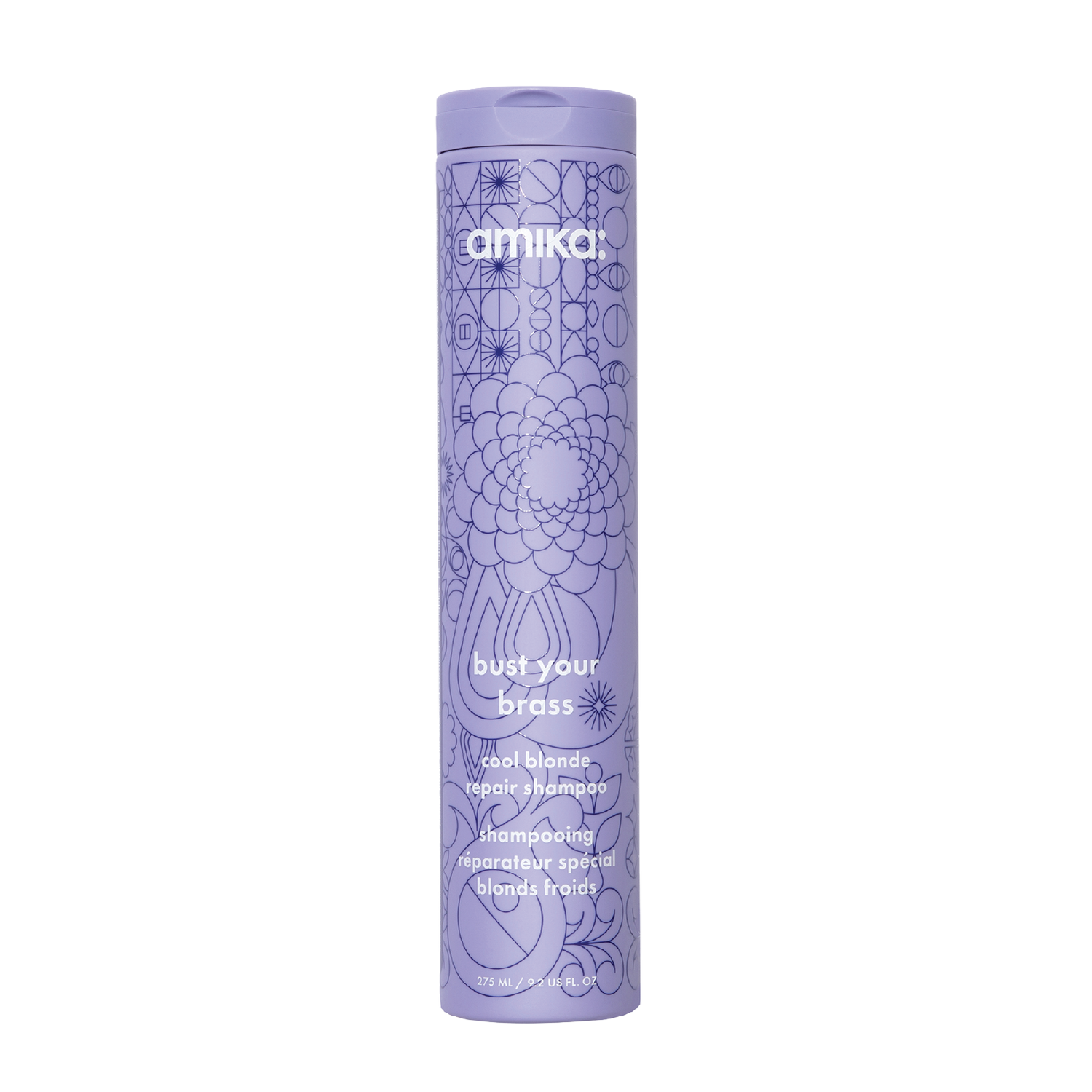 Amika Bust Your Brass Cool Blonde Repair Shampoo 275ml