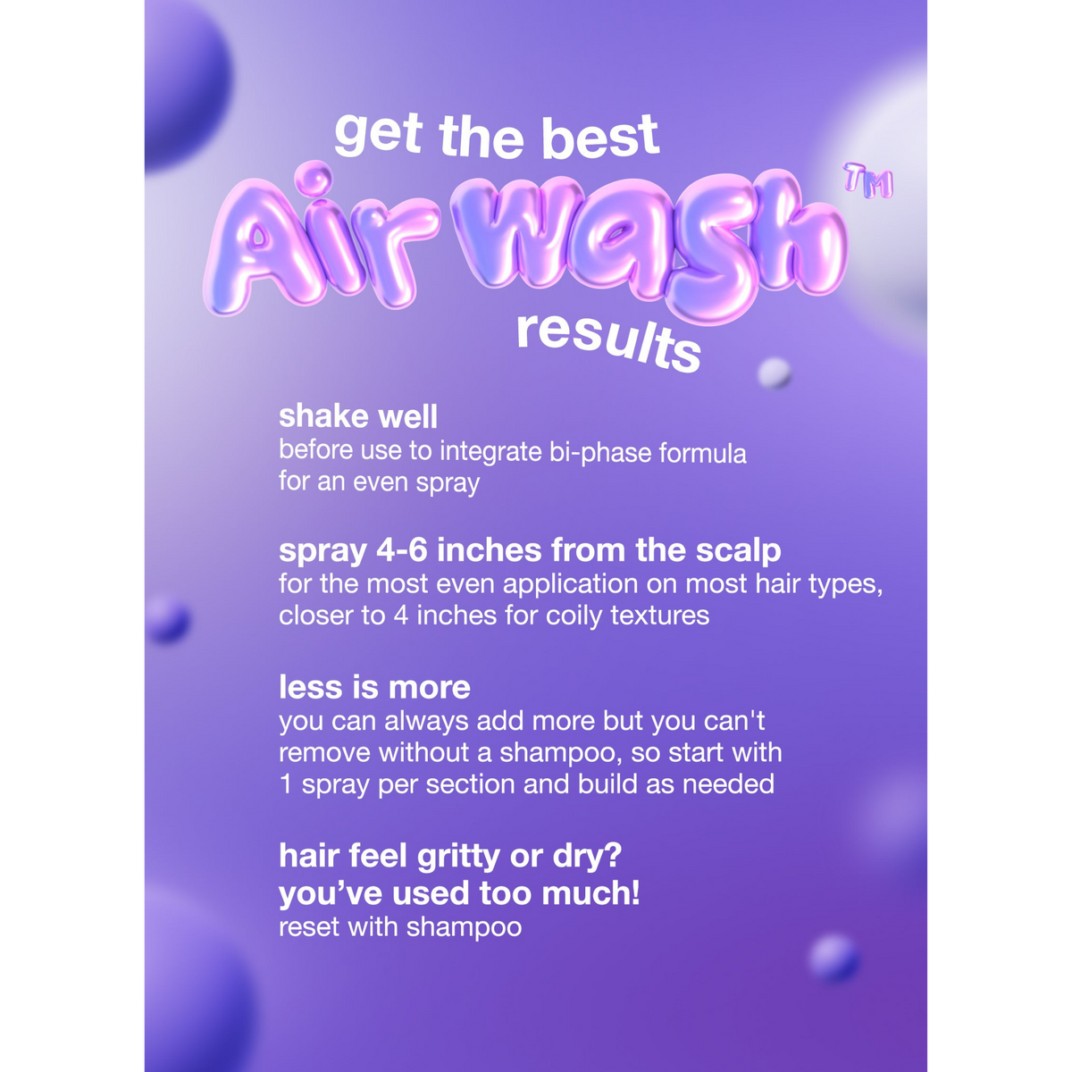 K18 Air Wash Dry Shampoo leaving hair feeling and looking clean