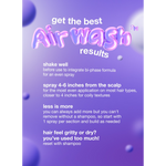 K18 Air Wash Dry Shampoo leaving hair feeling and looking clean