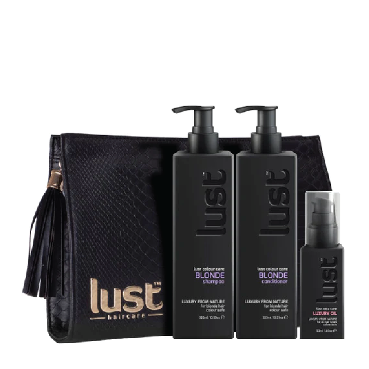 Lust Blonde & Luxury Oil Trio Gift Pack