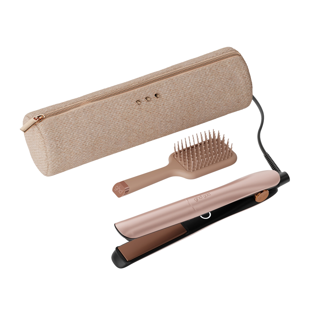 ghd Gold Hair Straightener in Cashmere Beige Gift Set
