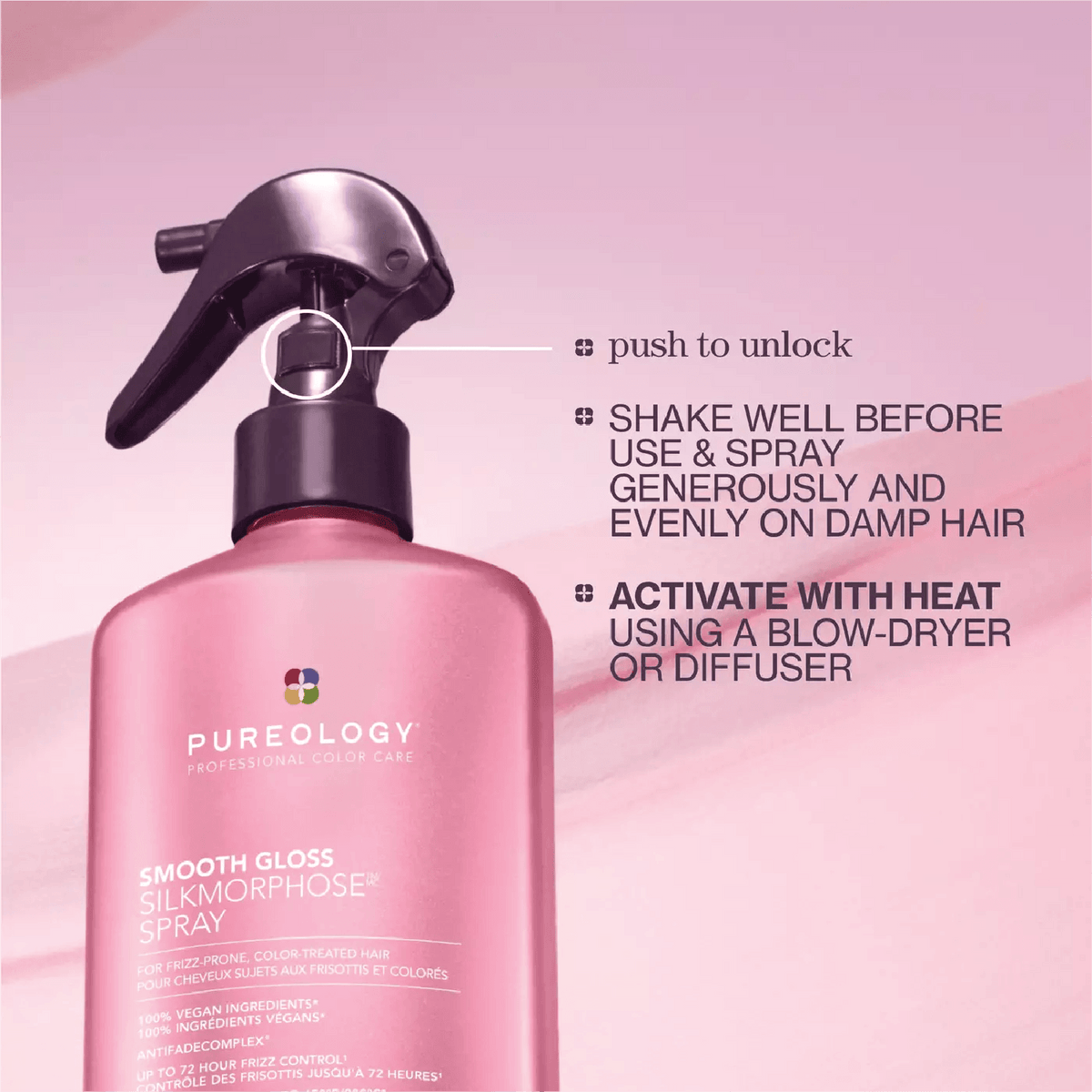Pureology Smooth Gloss Mist for smooth hair