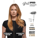 ghd Speed Ionic Hair Dryer in Metallic White