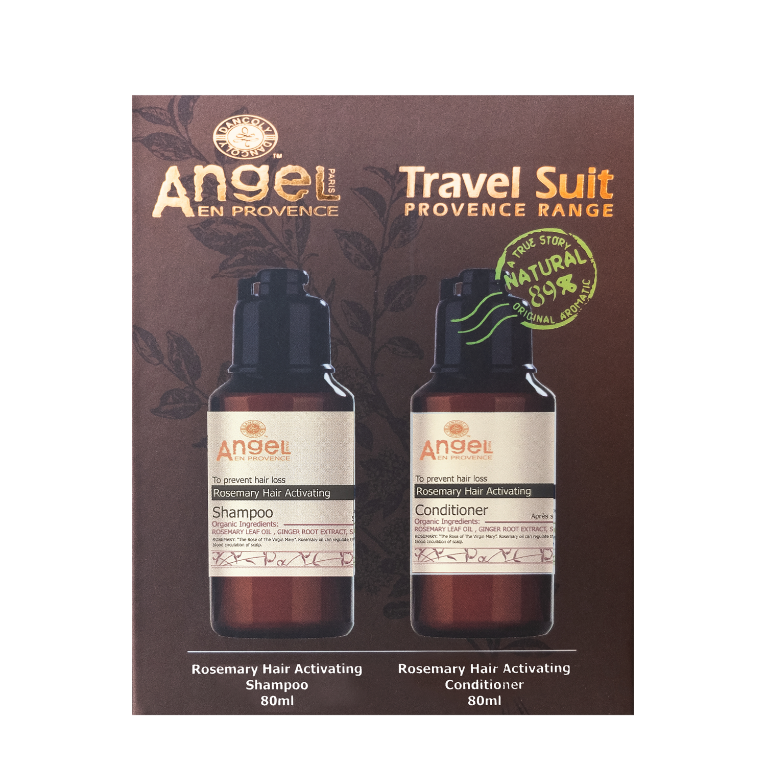 Angel En Provence Rosemary Hair Activating Travel Duo 80ml