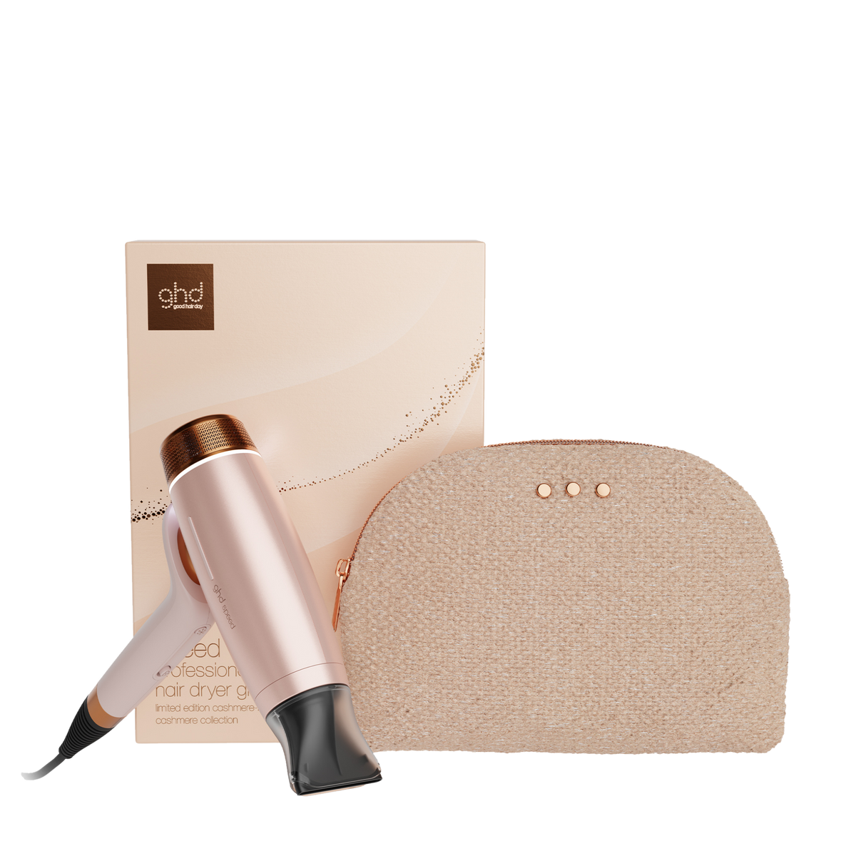 ghd Speed Ultrafast Hair Dryer in Cashmere Beige Gift Set