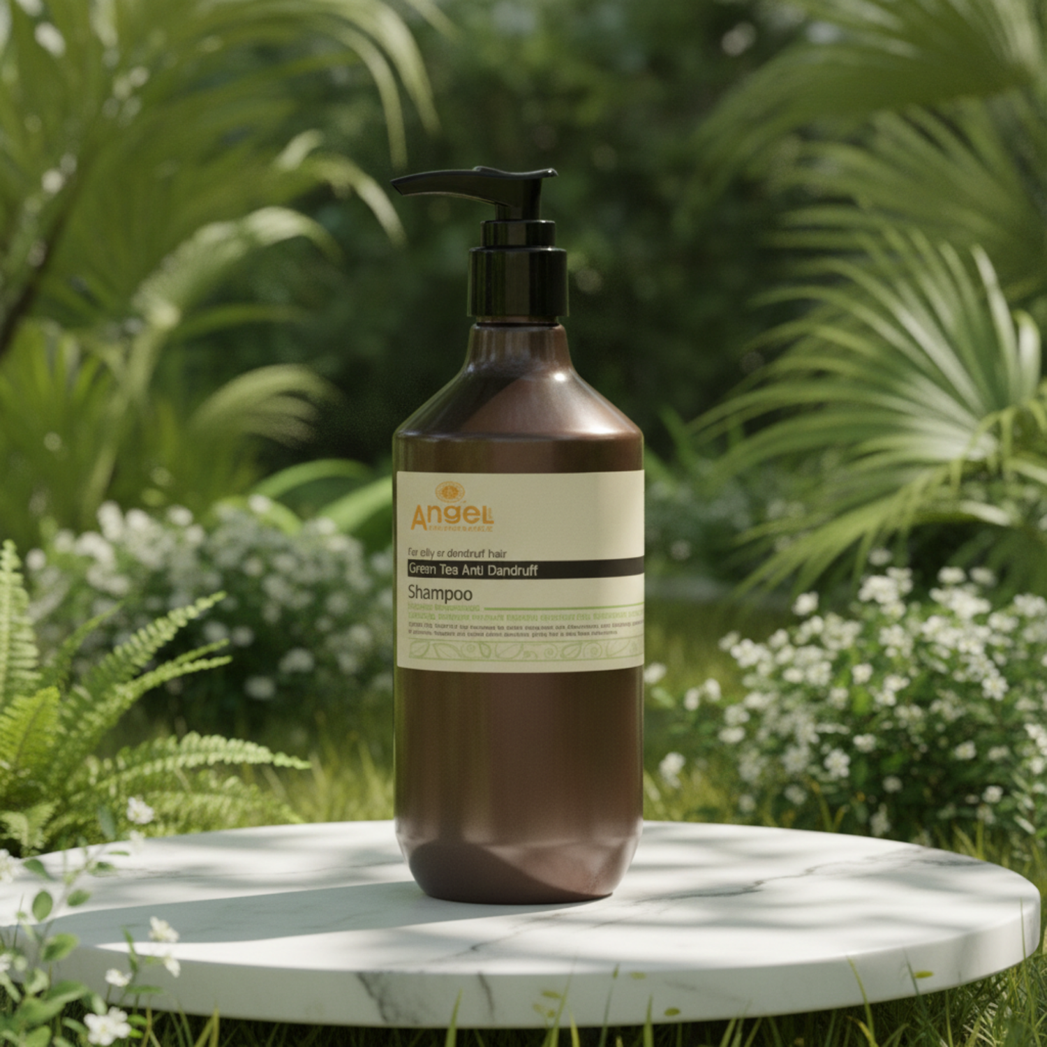 Angel En Provence Green Tea Anti Dandruff Shampoo to help purify the scalp