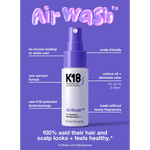 K18 Air Wash Dry Shampoo to reduce oil