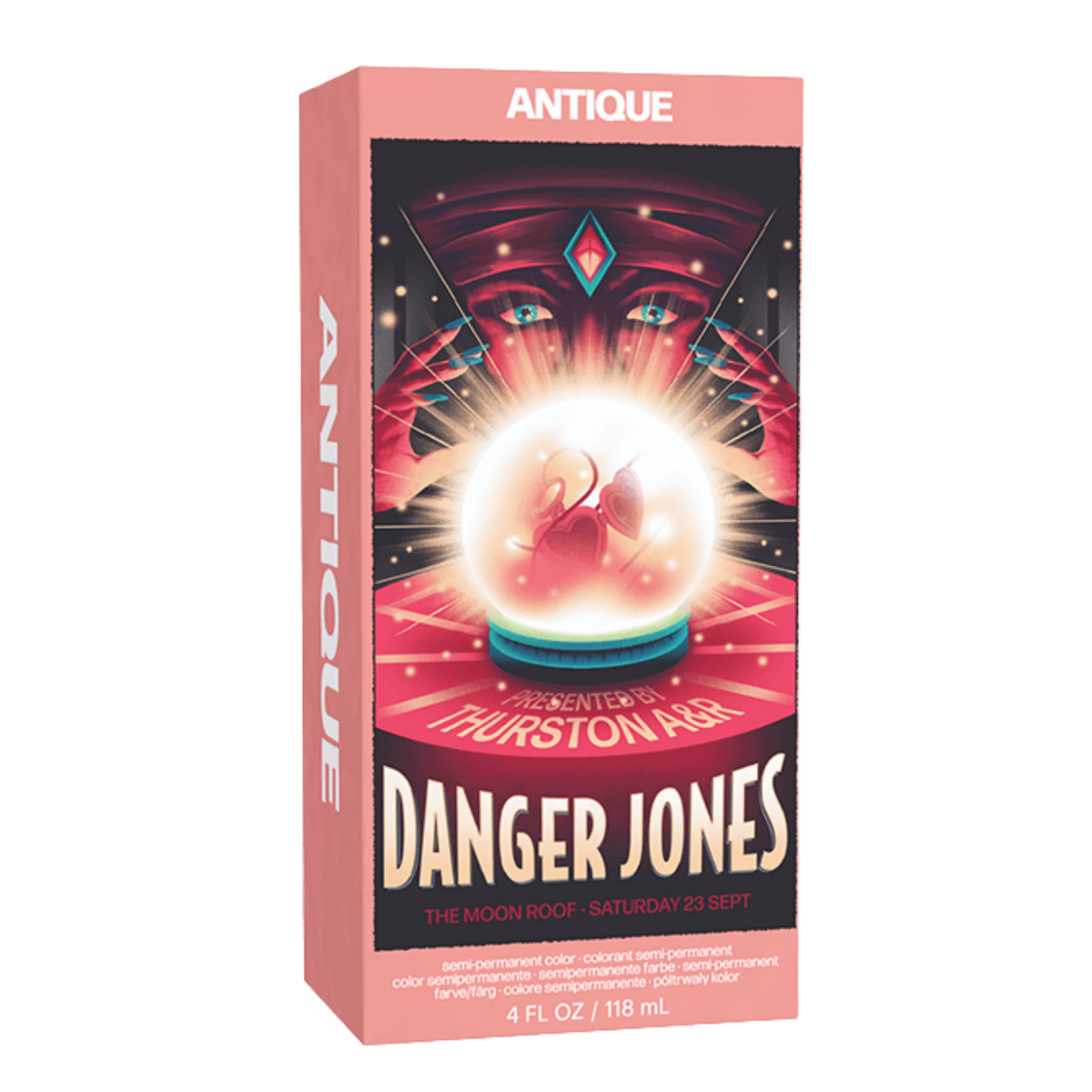 Danger Jones Semi-Permanent Colour - Antique (Rose Gold) for vibrant hair colour.
