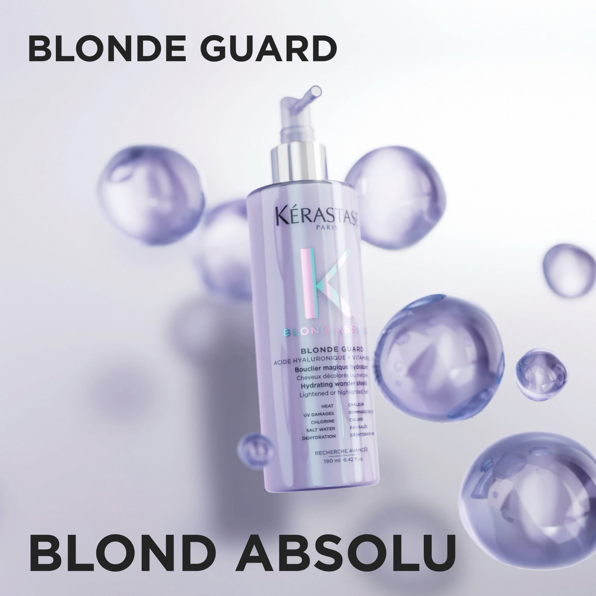 Kerastase Blond Absolu Blonde Guard Leave-In Milk to deeply hydrate blonde hair