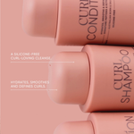 Nak Signature Curl Trio with a silicone-free formula for a curl-loving cleanse
