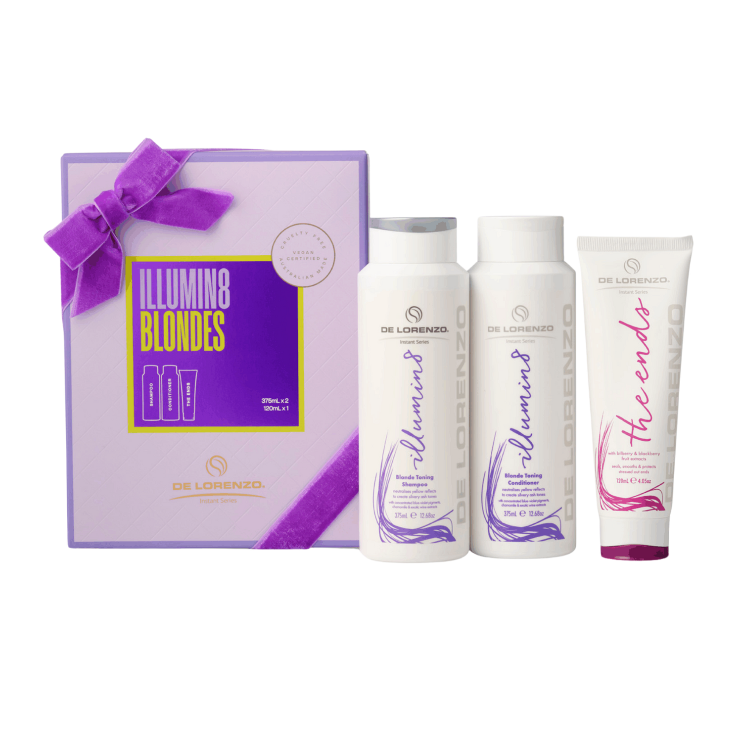 De Lorenzo Illumin8 S & C + Ends Trio Gift Pack