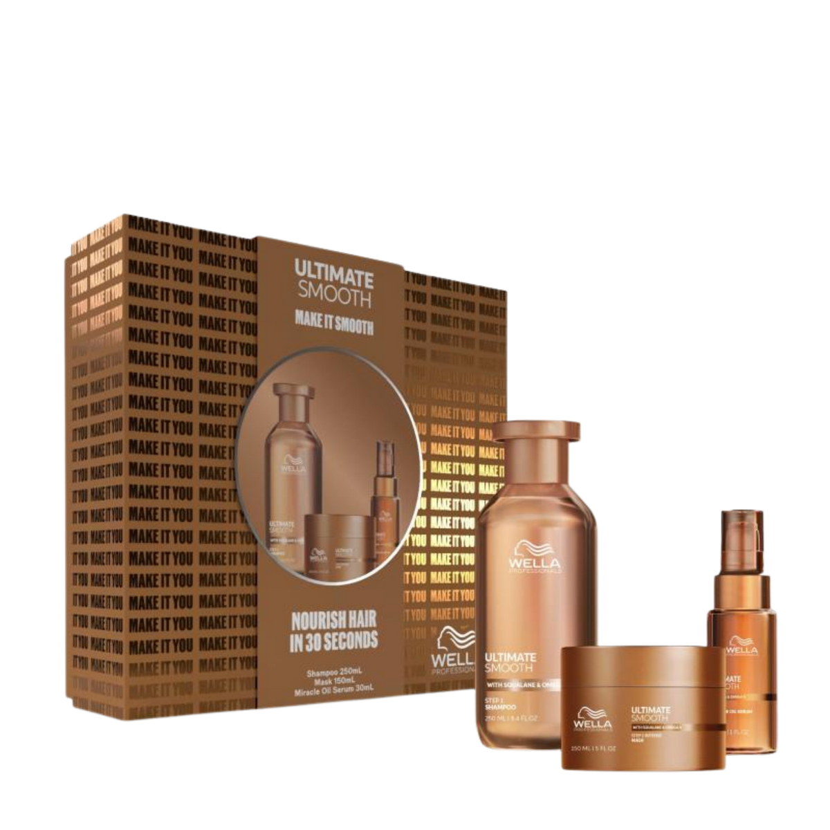 Wella Ultimate Smooth Trio Gift Pack to detoxify hair from metals