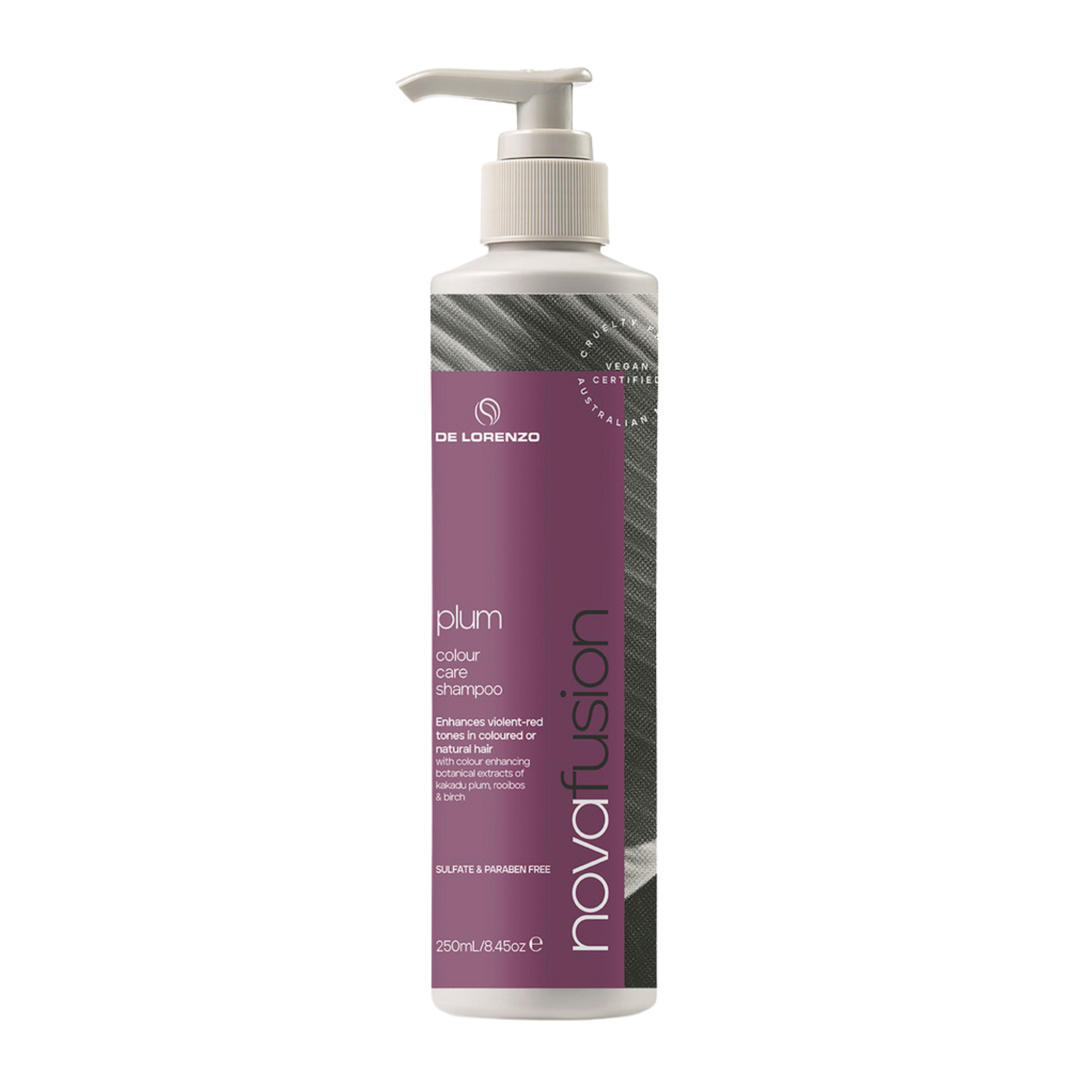 De Lorenzo Novafusion Plum Shampoo 250ml
