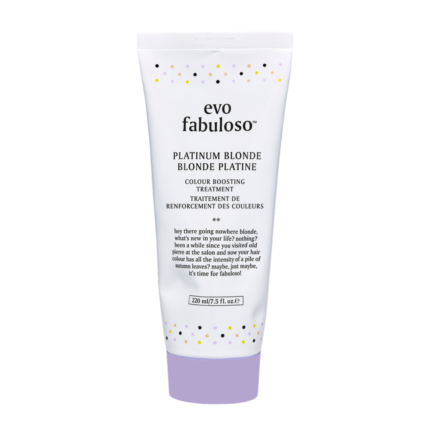 Evo FABULOSO Platinum Blonde Colour Boosting Treatment 220ml