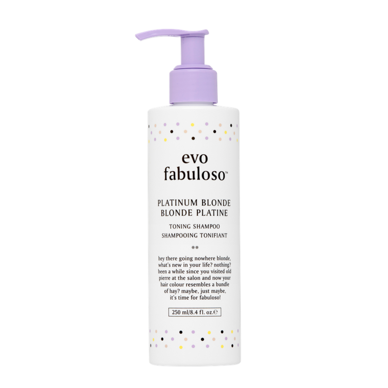 Evo FABULOSO Platinum Blonde Toning Shampoo 250ml