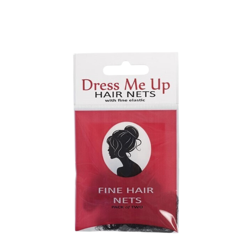 Dress Me Up Fine Hair Net 2 Pack Brown