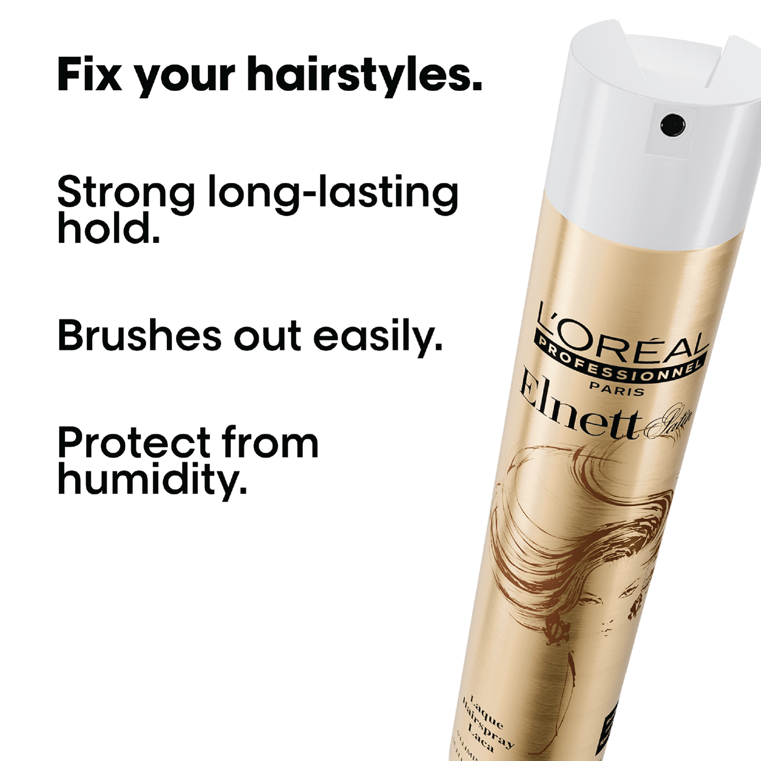 L'Oreal Professional Elnett Long Lasting Fixing Lacquer 500ml