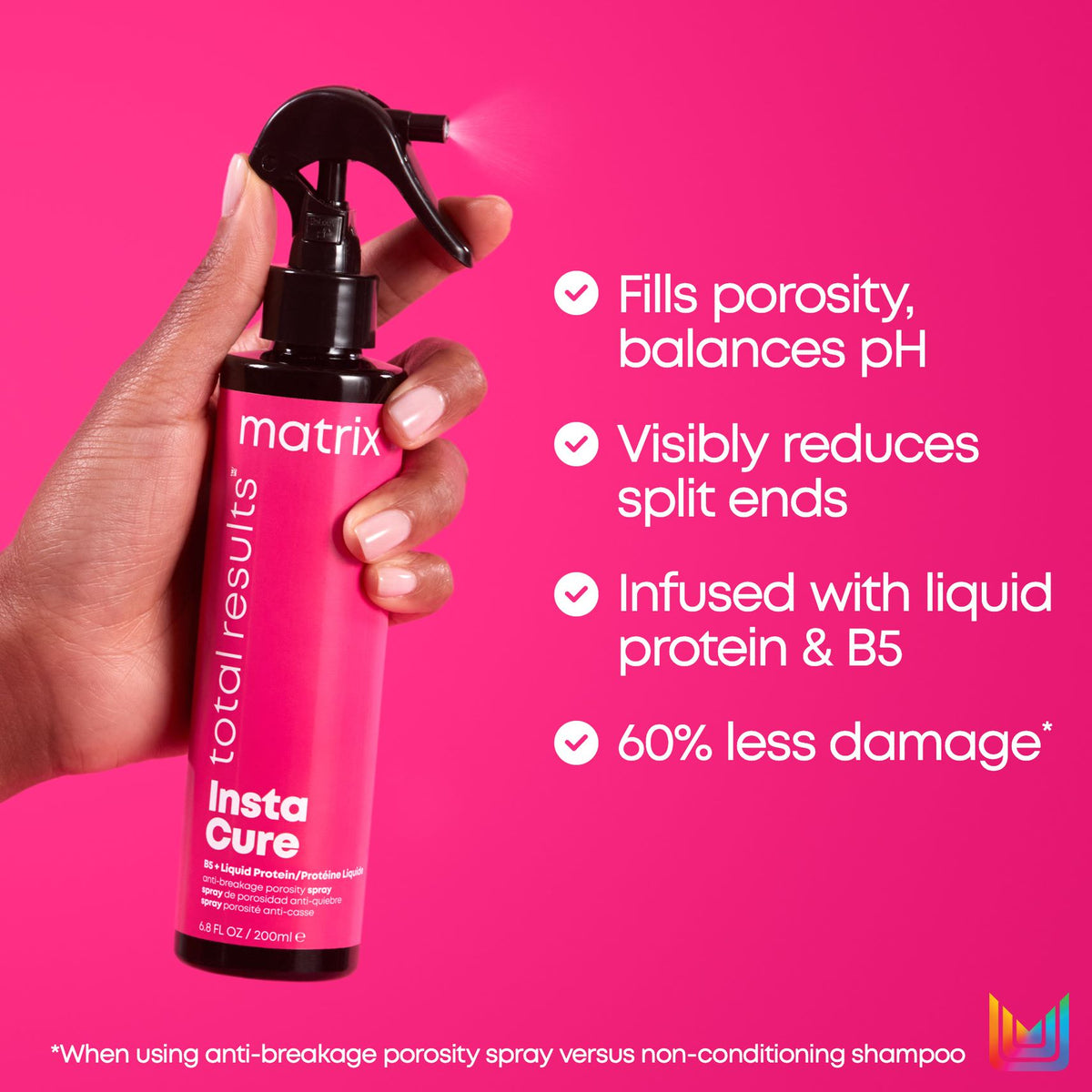 Matrix Humidity Control Spray Matrix Total Results Instacure Anti-Breakage Porosity Spray 200ml ...