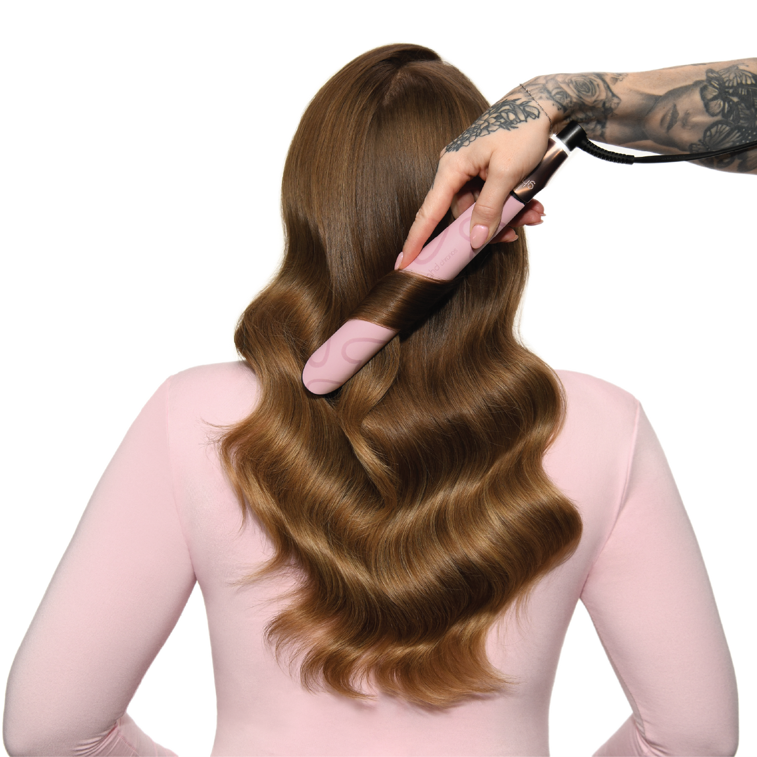 ghd Chronos Styler In Dusted Pink With Love