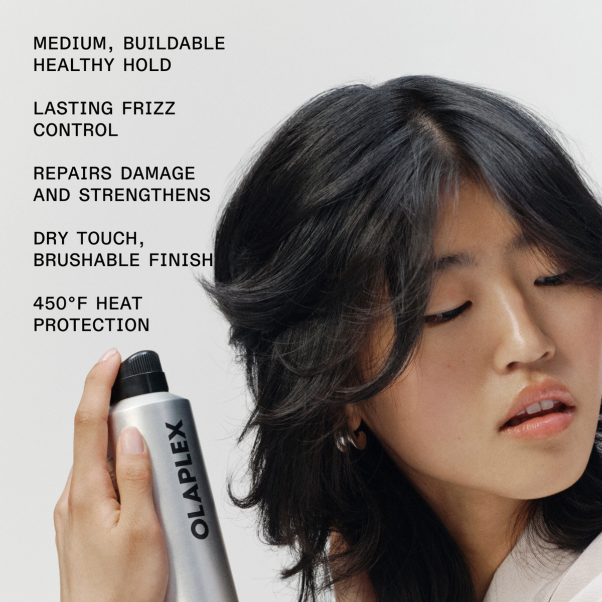 Olaplex Shape Set Hair Spray for medium, buildable hold