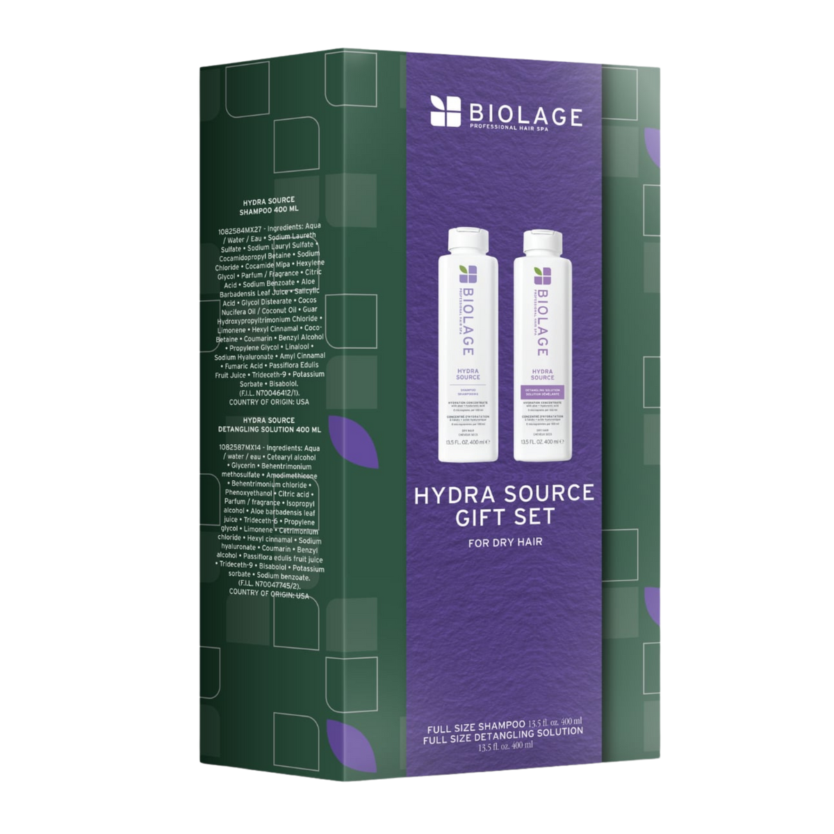 Biolage Hydra Source Duo designed to quench dehydrated strands