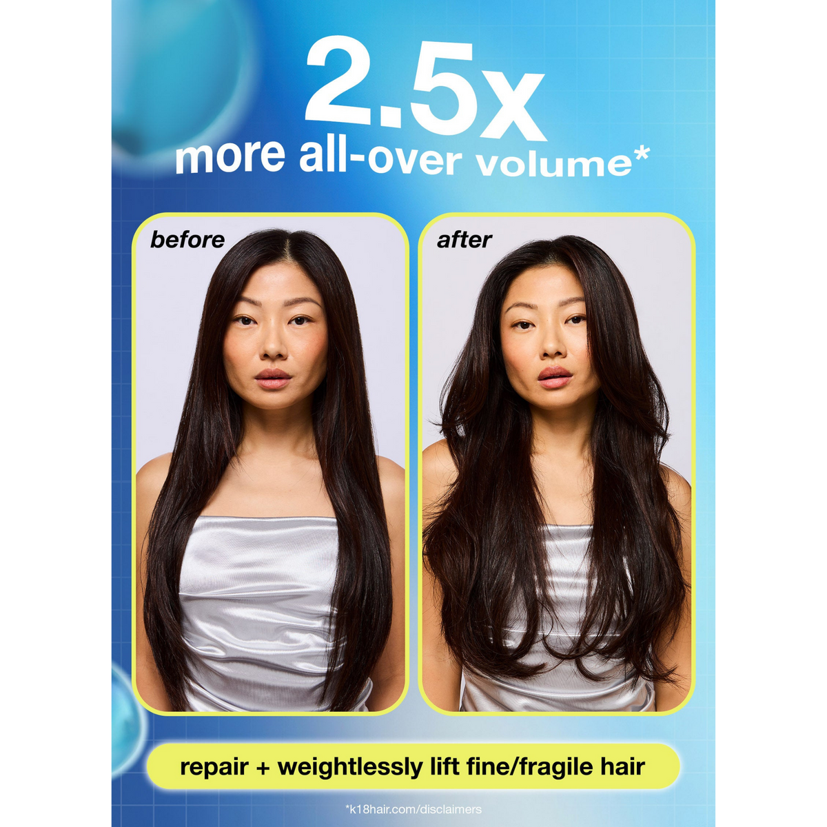 K18 Astrolift Reparative Volume Spray for repair + weightless lift
