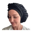 Splash Happy Cloud Silk Bonnet - Black