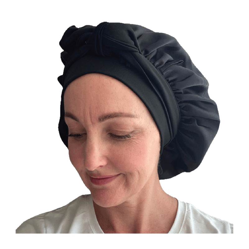 Splash Happy Cloud Bonnet - Black