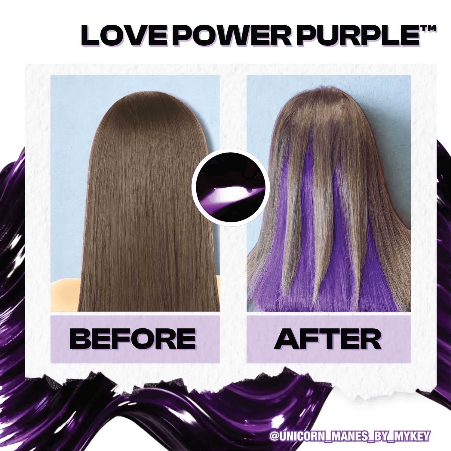 Manic Panic® Inter-GEL-actic™ Hair Color Kit - Love Power Purple™