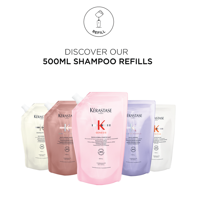 Kérastase Chroma Absolu Respect Refill Shampoo Pouch For Colour-Treated Hair 500ml