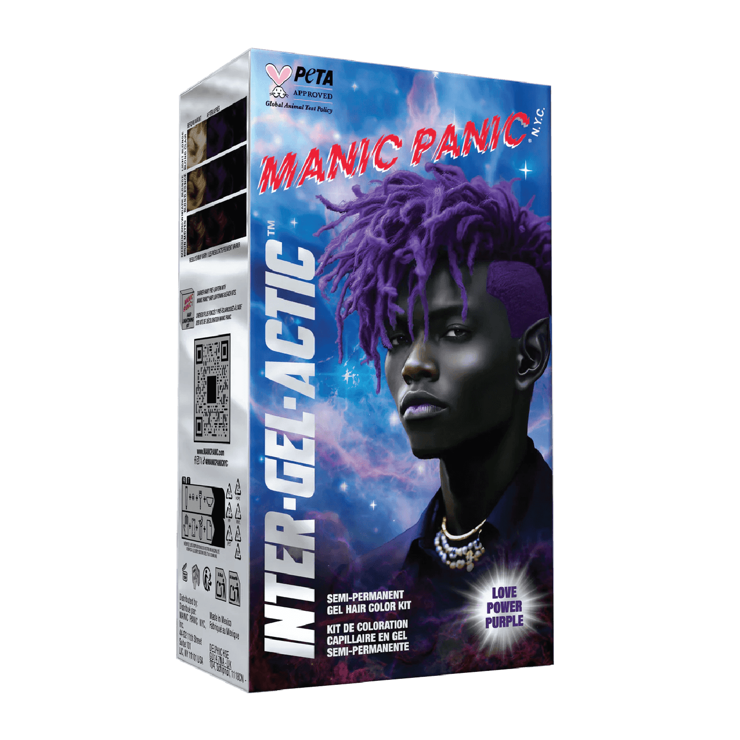 Manic Panic® Inter-GEL-actic™ Hair Color Kit - Love Power Purple™