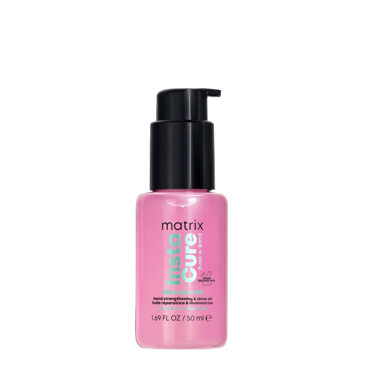 Matrix Total Results Instacure Build-A-Bond Billion Bond Oil to strengthen inner hair bonds