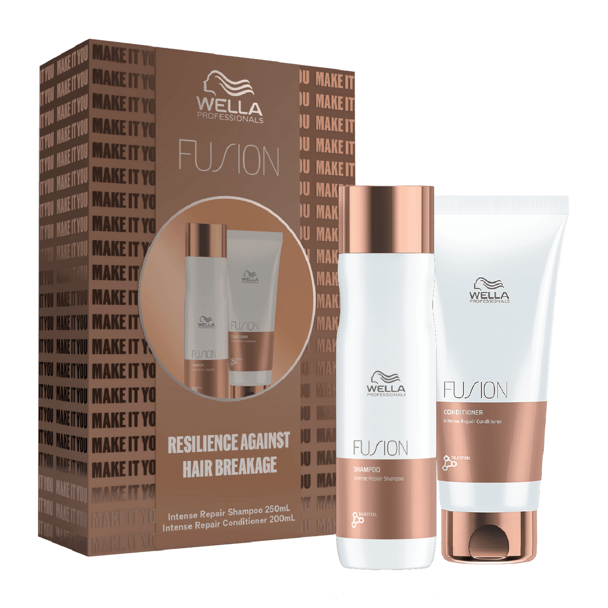Wella Fusion Duo Gift Pack for visibly healthy and renewed hair