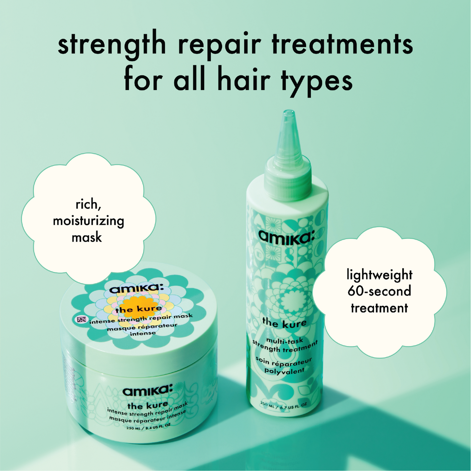 Amika The Kure Strength Repair Repair Mask 250ml
