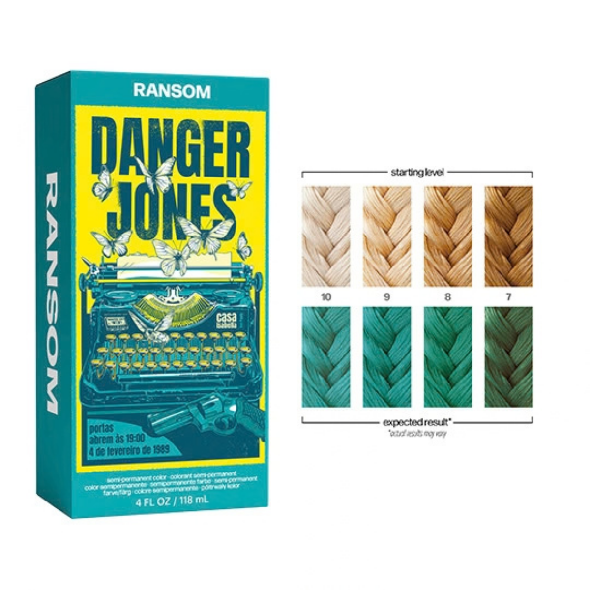 Danger Jones Semi-Permanent Colour - Ransom (Teal) 118ml