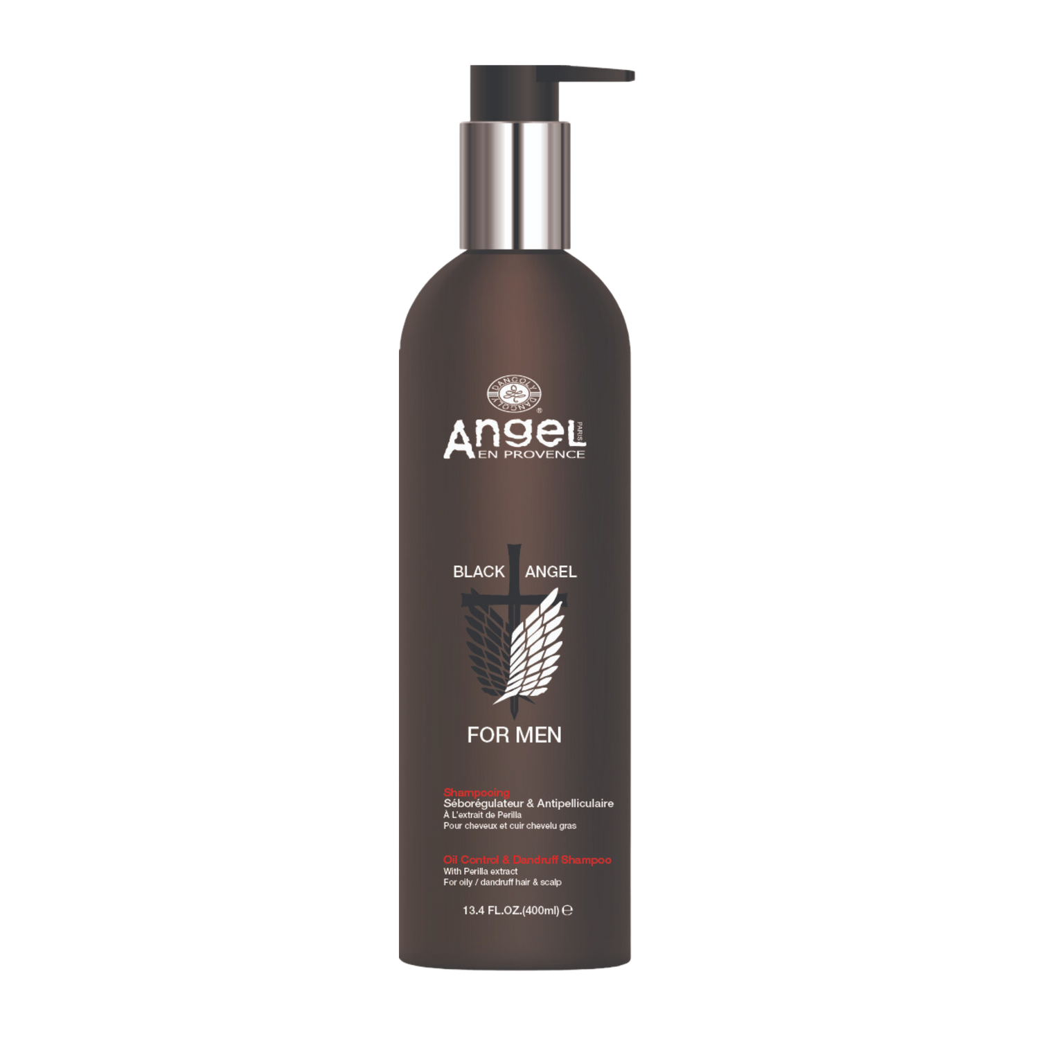 Angel En Provence Black Angel for Men Oil Control & Dandruff Shampoo 400ml