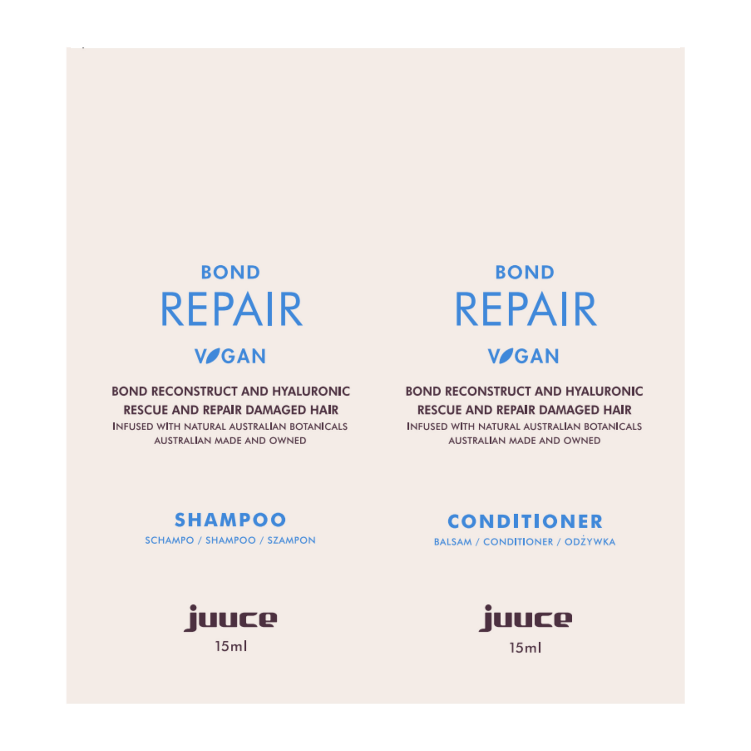 JUUCE Bond Repair Sachet Duo