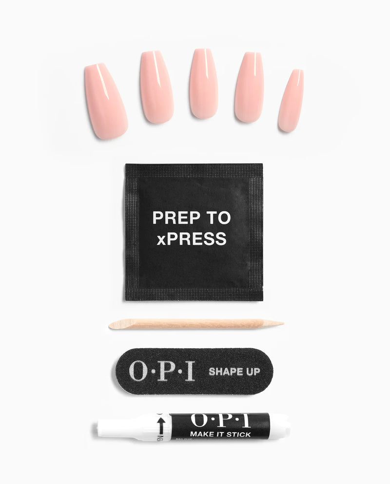 OPI xPRESS/ON Instant Gel-Like Salon Manicure - Bubble Bath - Long