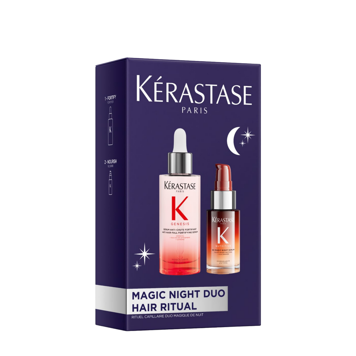 Kerastase Magic Night Duo Hair Ritual Gift Pack for restored hair