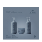 Angel Deep Sea No Yellow Trio to enhance brilliance and shine of blonde and grey toned hair
