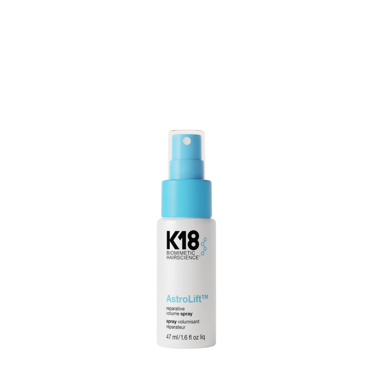 K18 Astrolift Reparative Volume Spray to reverse bounce-depleting damage