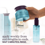 pureology strength cure hair treatment mask for repairing damaged hair