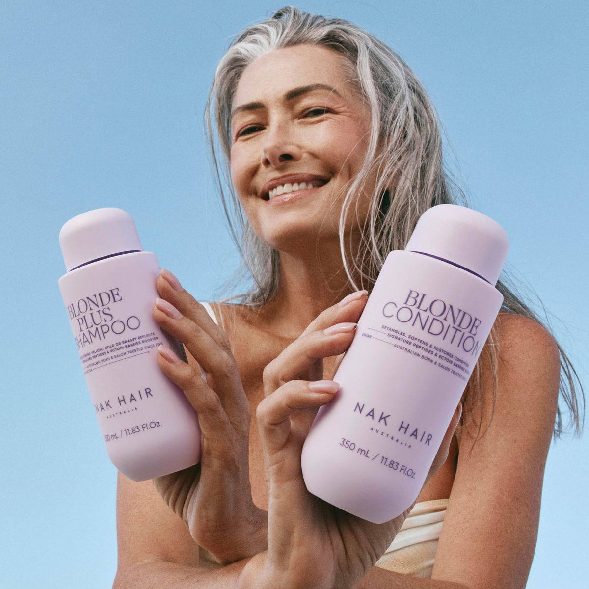 Nak Signature Blonde Plus Duo to neutralise unwanted yellow hair